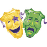 3 Baloes Metalizados Comedia