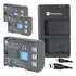 3 Bat.erias Nb-2lh + Carreg Para Canon Optura 30 400 500 60