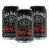3 Bebida Mista Whisky Jack Daniel's Old 7 E Coca-cola 350ml