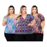3 Blusa Blusinha Camiseta