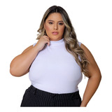 3 Blusa Regata Feminina