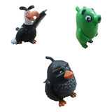 3 Bonecos Angry Birds