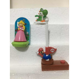 3 Bonecos Miniatura Super Mario Mc Donald (usado) M02