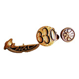 3 Broches Pin Antigos