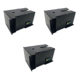 3 Caixas Manutenção Compatível Epson L1455 3620 Wf7110 T6711