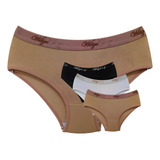 3 Calcinhas Algodao Lingerie