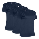 3 Camisa Feminina Dry