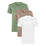 3 Camisas Camiseta Masculina