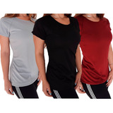 3 Camiseta Feminina Blusa