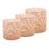 3 Cestos Redondos Lyor Palm De Fibra Natural