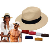 3 Chapéu Moda Panamá Personalizado Praia Fedora 