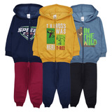 3 Conjunto Moletom Infantil