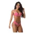 3 Conjuntos Lingerie Tanga Fio Duplo Sutiã Bojo Poliamida 