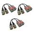 3 Conversor Par Trançado Video Balun Passivo Ate 600mt Cftv
