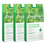 3 Cxs Folhas Depilatorias