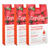 3 Cxs Folhas Depilatorias