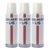 3 Desodorante Colbert Us Branco Argentino 250ml Spray Grande