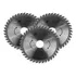 3 Disco Serra Madeira 110mm 40t Para Makita Serra Marmore Cor Cinza