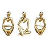 3 Estatuas Pensador Escultura