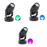 3 Holofotes Led Miniatura
