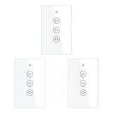 3 Interruptores Touch Cortina