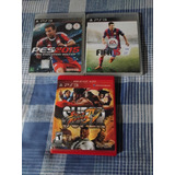 3 Jogos De Ps3 ( Super Street Fighter 4, Fifa 15, Pes 2015 )