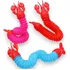 3 Lagosta Pop Tubos Led Brinquedo Fidget Sensoriais Stresse