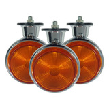 3 Lanterna Cromada Foguinho