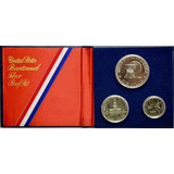 3 Moedas Prata Estados