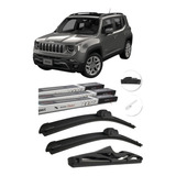 3 Palheta Limpador Dianteiro+traseiro Jeep Renegade 2018