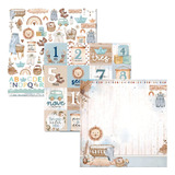 3 Papeis Scrap 180g
