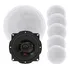 3 Pares Arandela Redonda Teto Gesso Jbl 5p 330w Flex 5trfx55