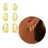3 Pares Brinco Trio De Argola Gota Clicker Ouro 18k Banhada