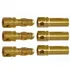 3 Pares Conector Banana Gold Bullet 3,5 Mm