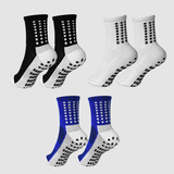 3 Pares Meia Antiderrapante