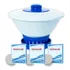 3 Pastilhas Ultraclor 200g E 1 Flutuador Para Piscina