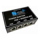 3 Patch Panel Poe  10 100 1000 Mbps 2 Portas Para Mimosa B5c