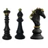 3 Peças De Escultura Decorativa De Peças De Xadrez De Arte