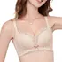 3 Peças De Sutiã Feminino Ajustável De Renda De Seda