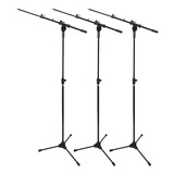 3 Pedestal Suporte Microfone