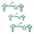 3 Peliculas Mantas Condutivas Jdm jds 040 Para Playstation 4