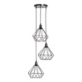3 Pendente Diamante Triplo