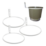 3 Pendurador Anel Vaso