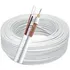 3 Rolos Cabo Coaxial 4mm Camera Cftv Bipolar 100mt 90% G30c