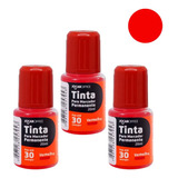 3 Tinta Vermelha Para