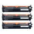 3 Toner Compatível Para Hp Cf217a Cf217 217a 17a M102w M130a