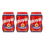3 Unidades Fermento Em Pó Royal 250g