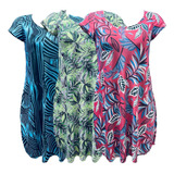 3 Vestidos Lindas Estampas