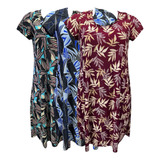 3 Vestidos Malha Liganet