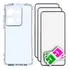 3 X  Pelicula 3d + Capa Transparente Para Moto Edge50neo
